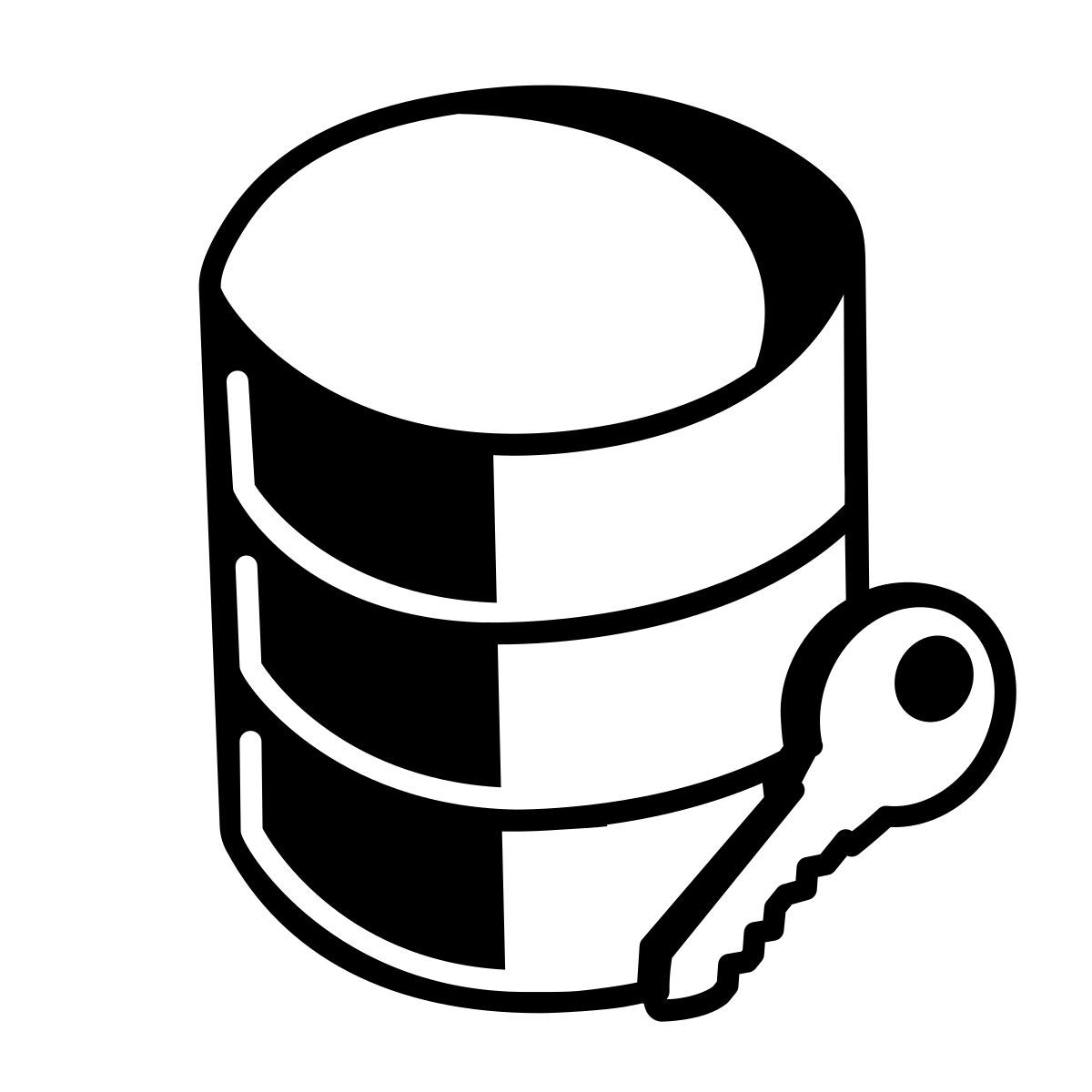 comic style шифрование данных icon