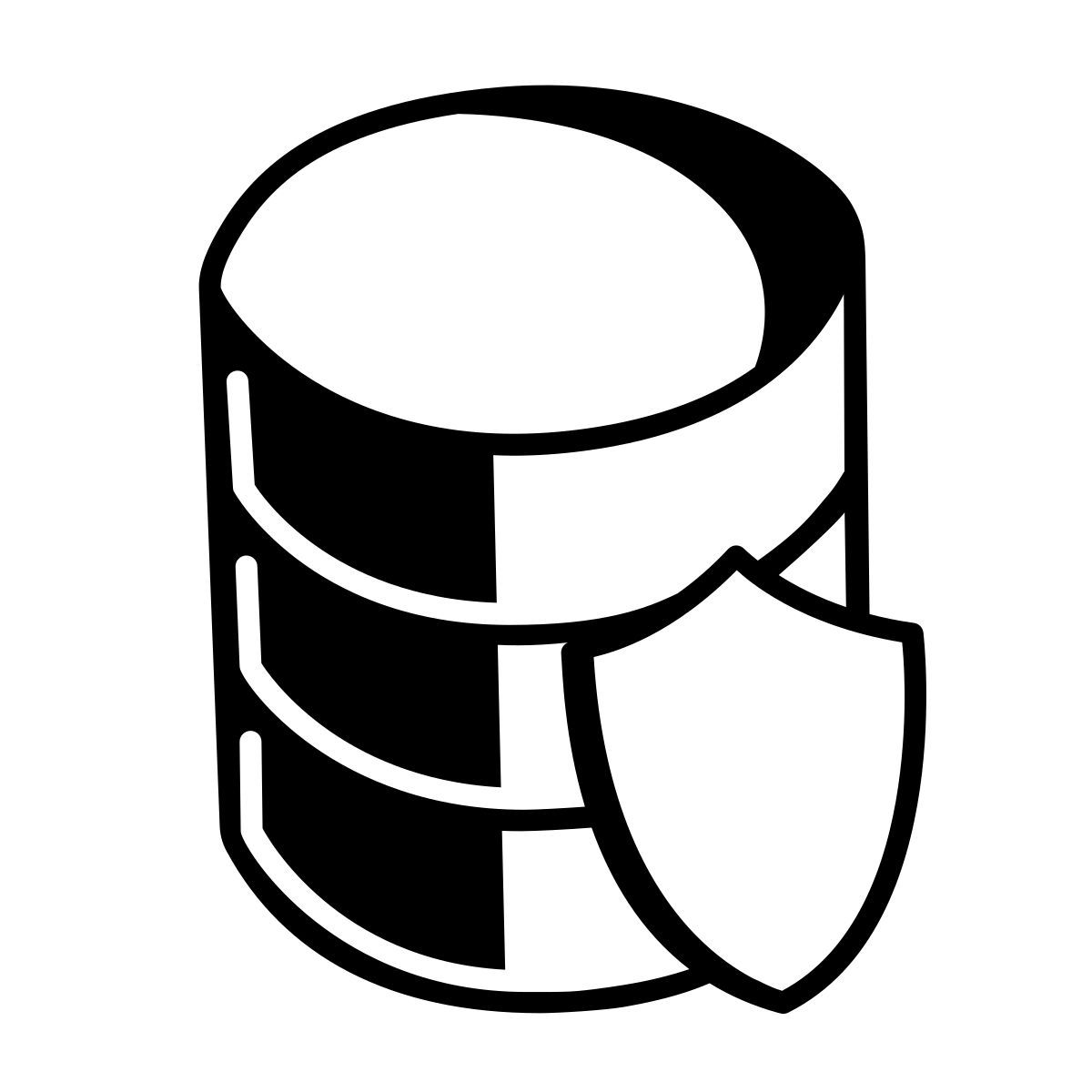 comic style защита данных icon