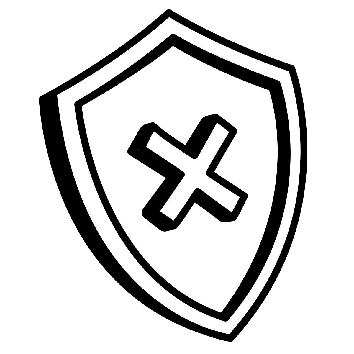comic style löschen schild icon