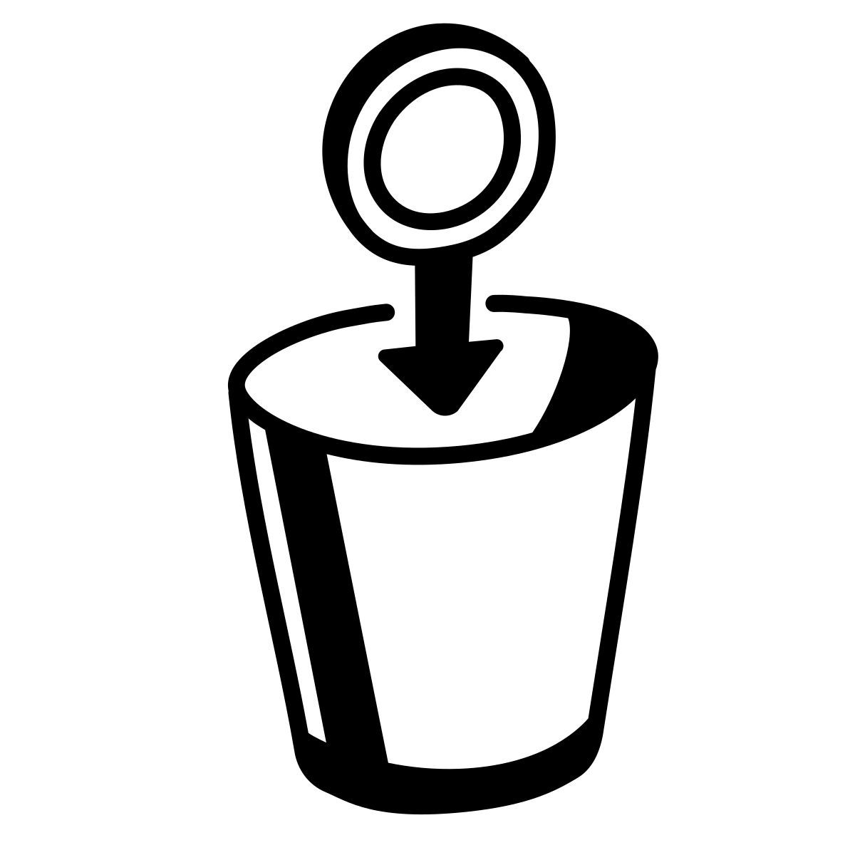 comic style deposito icon