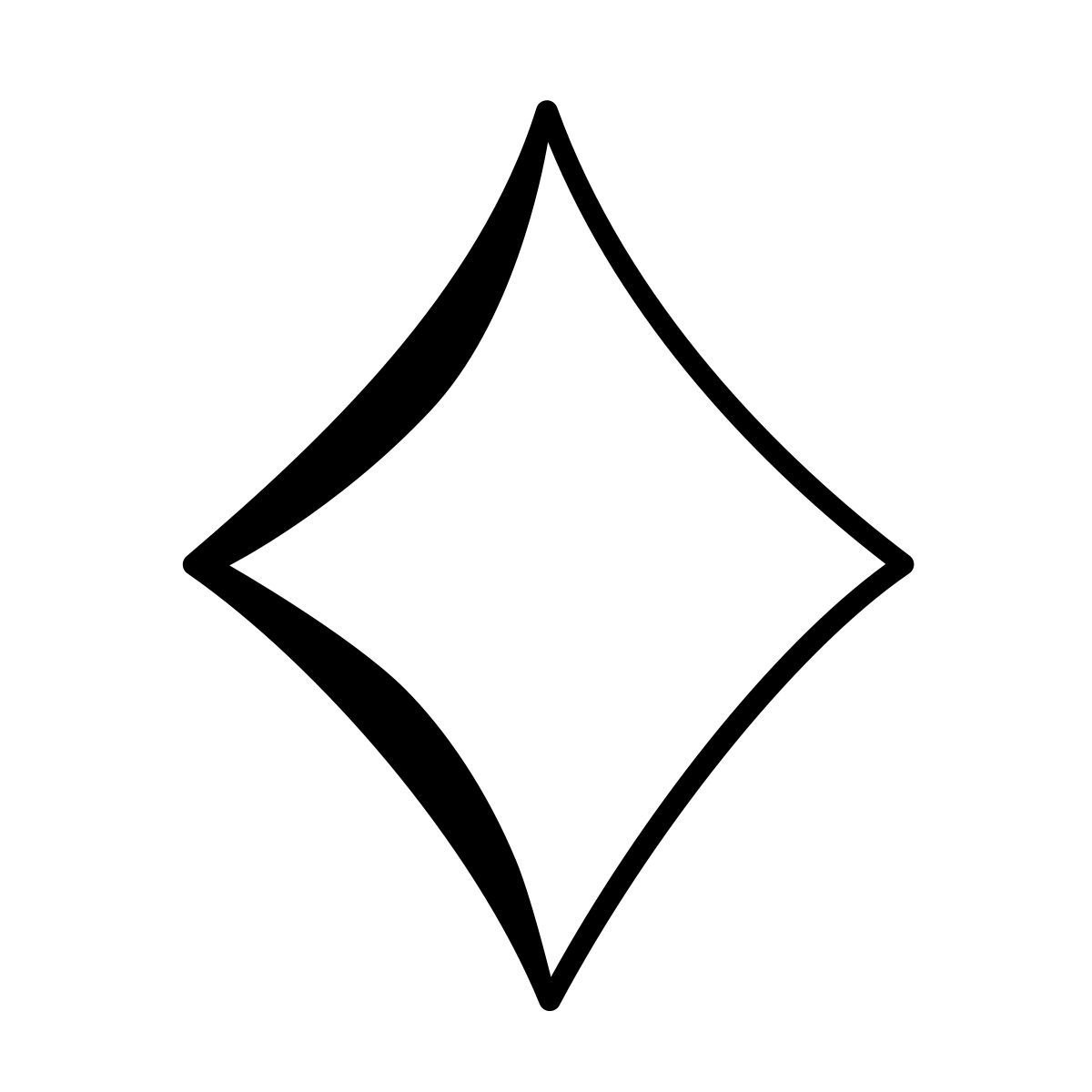 comic style diamonds icon