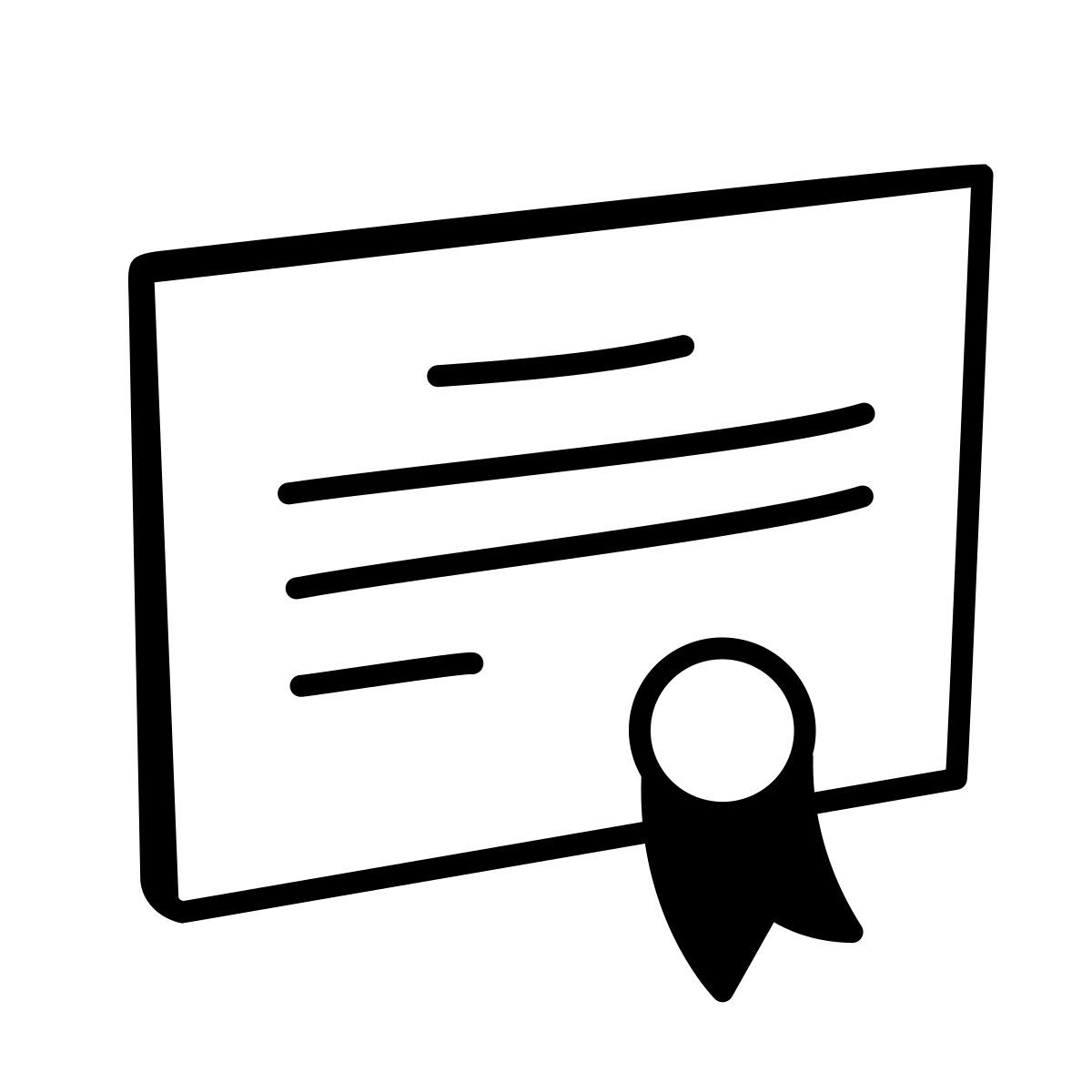 comic style diploma icon