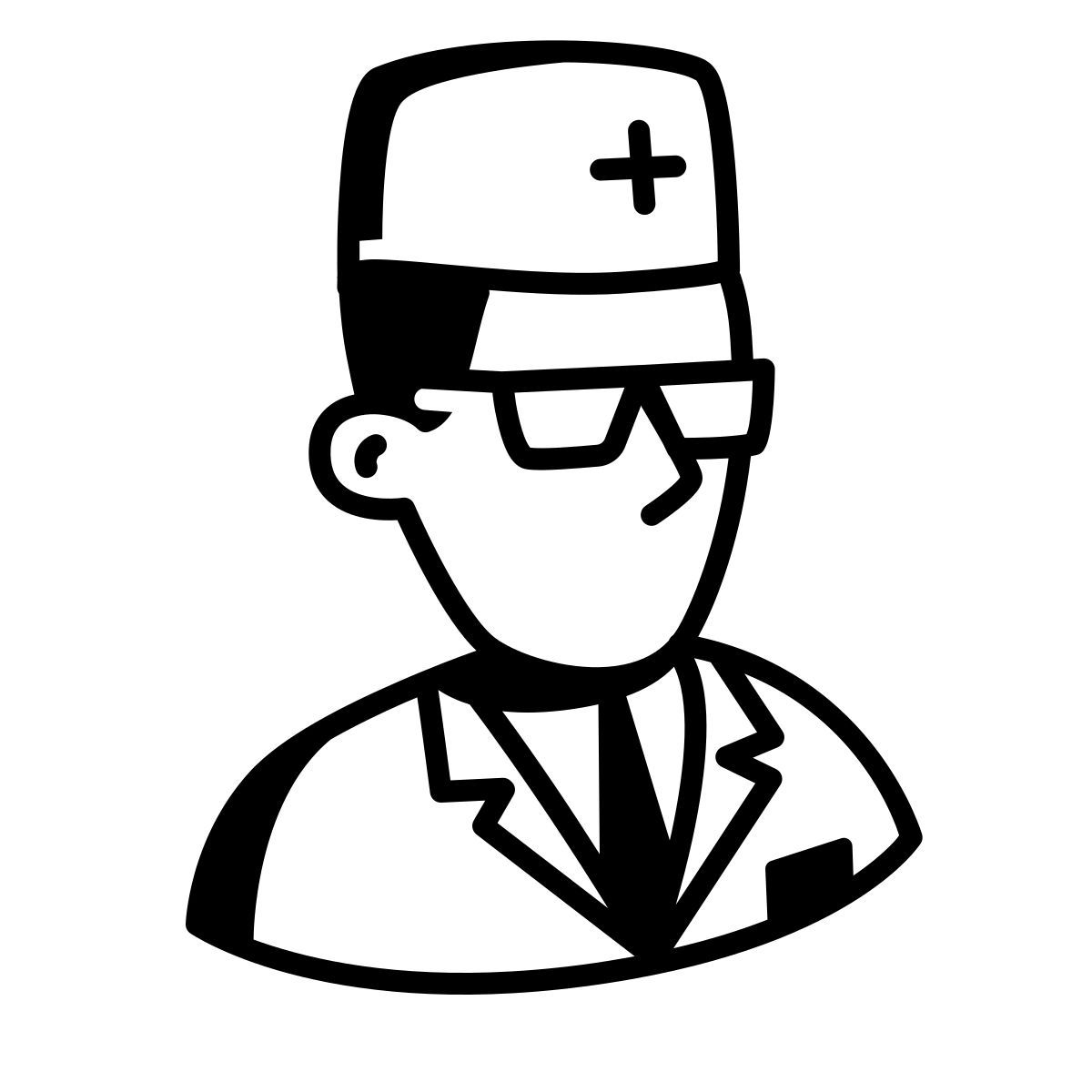 comic style 医生 icon