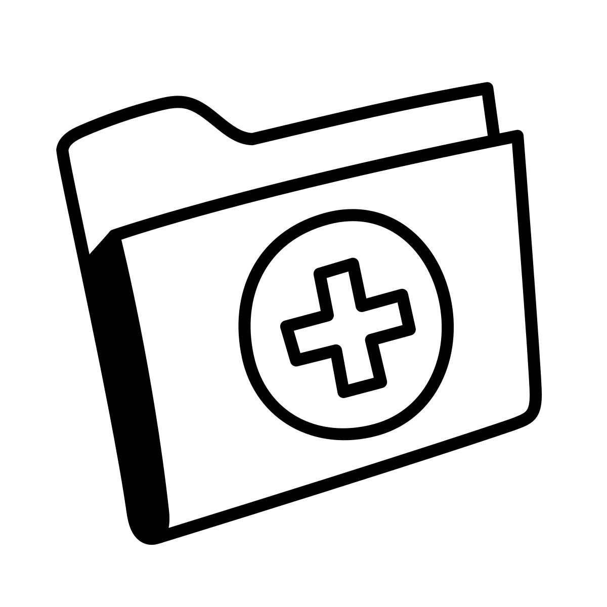 comic style doctors folder icon