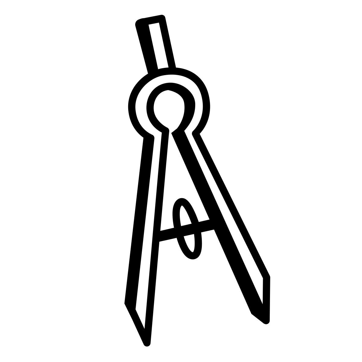 comic style zirkel icon