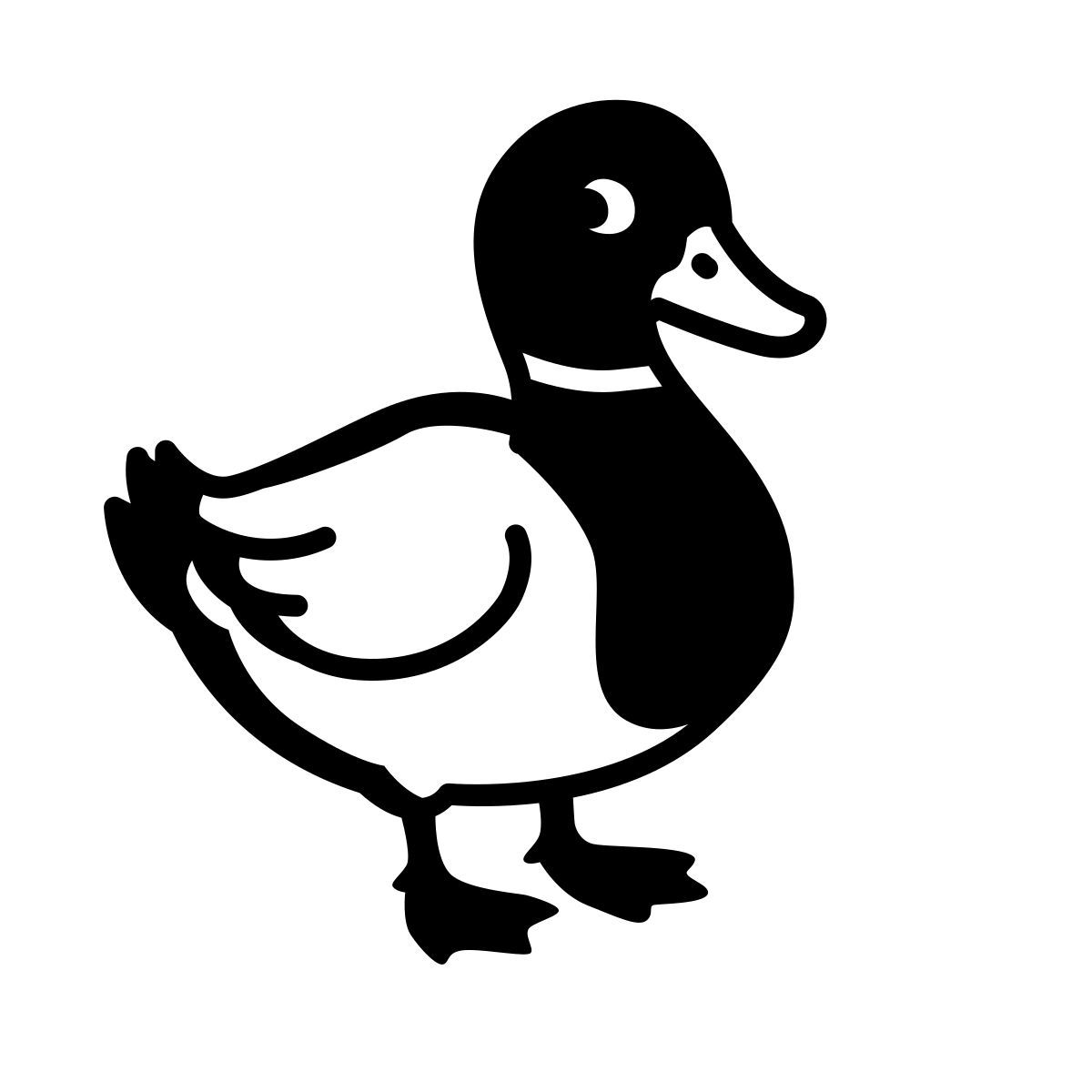 comic style canard icon