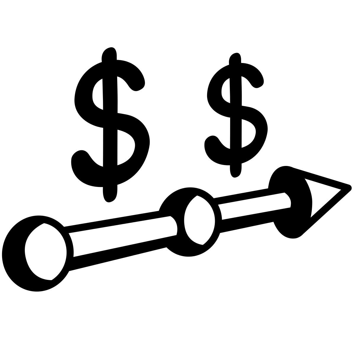 comic style finance duration icon