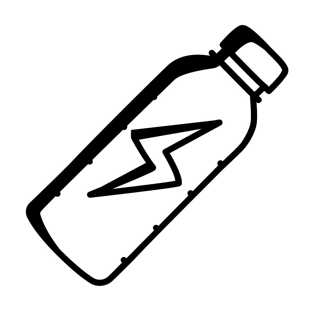 comic style bebida energética icon
