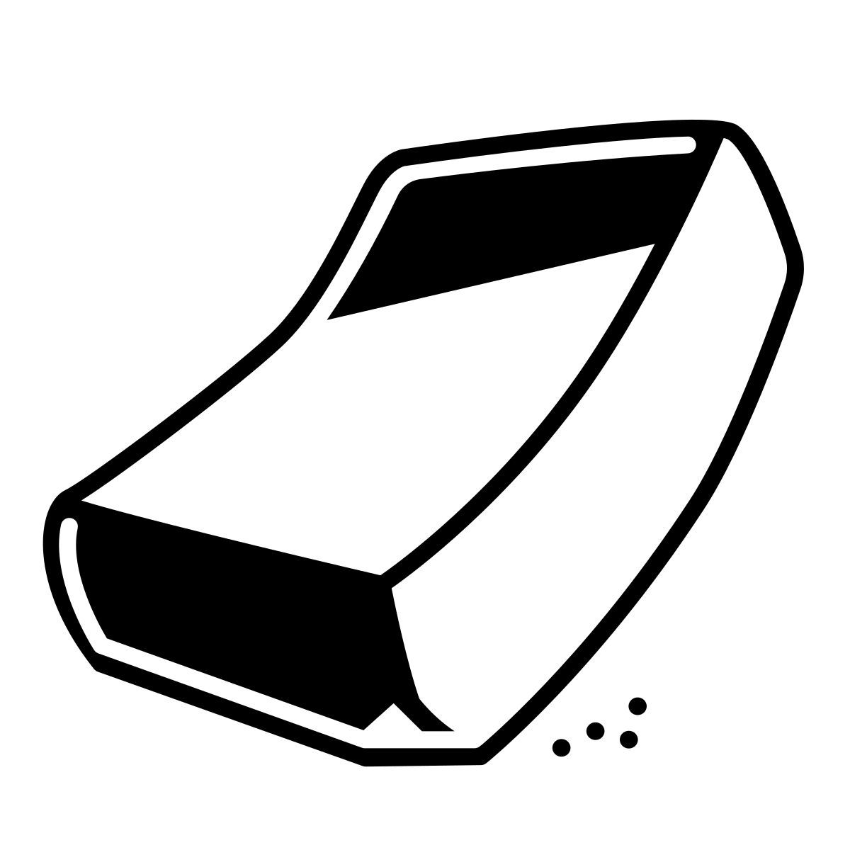 comic style eraser icon
