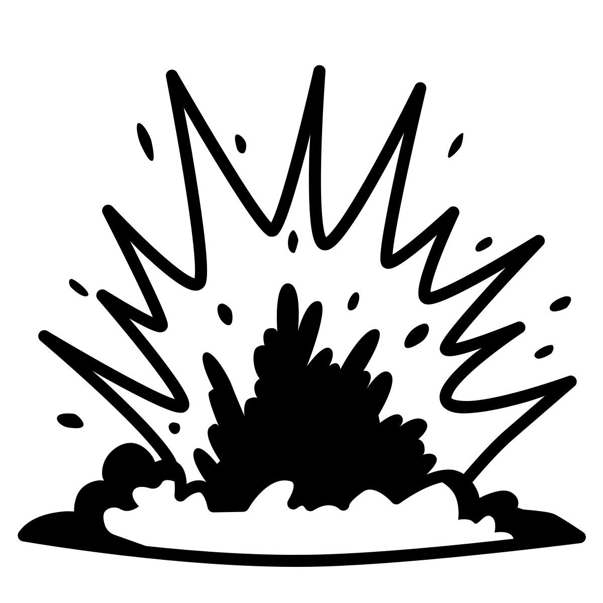 comic style 爆炸 icon