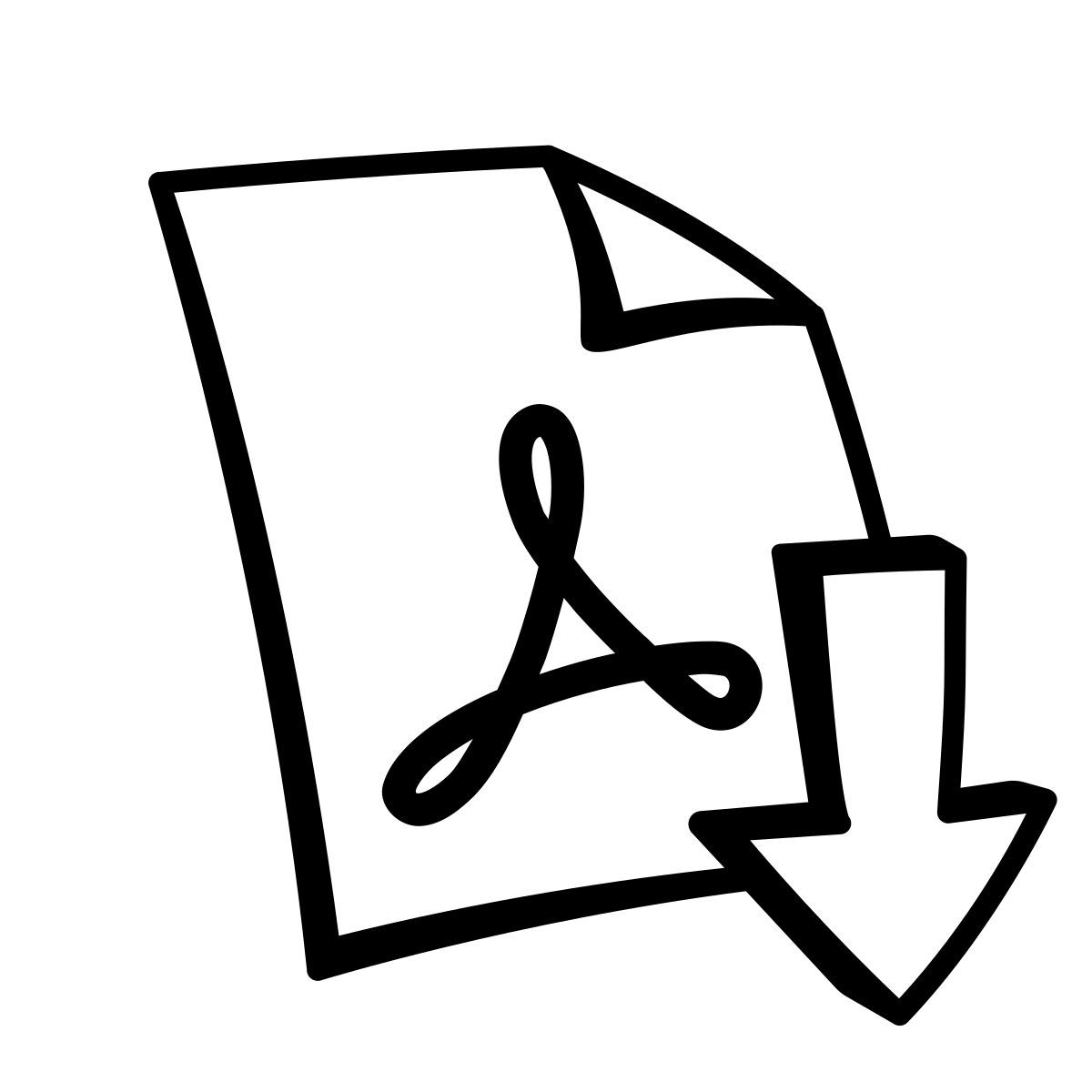 comic style 导出pdf icon