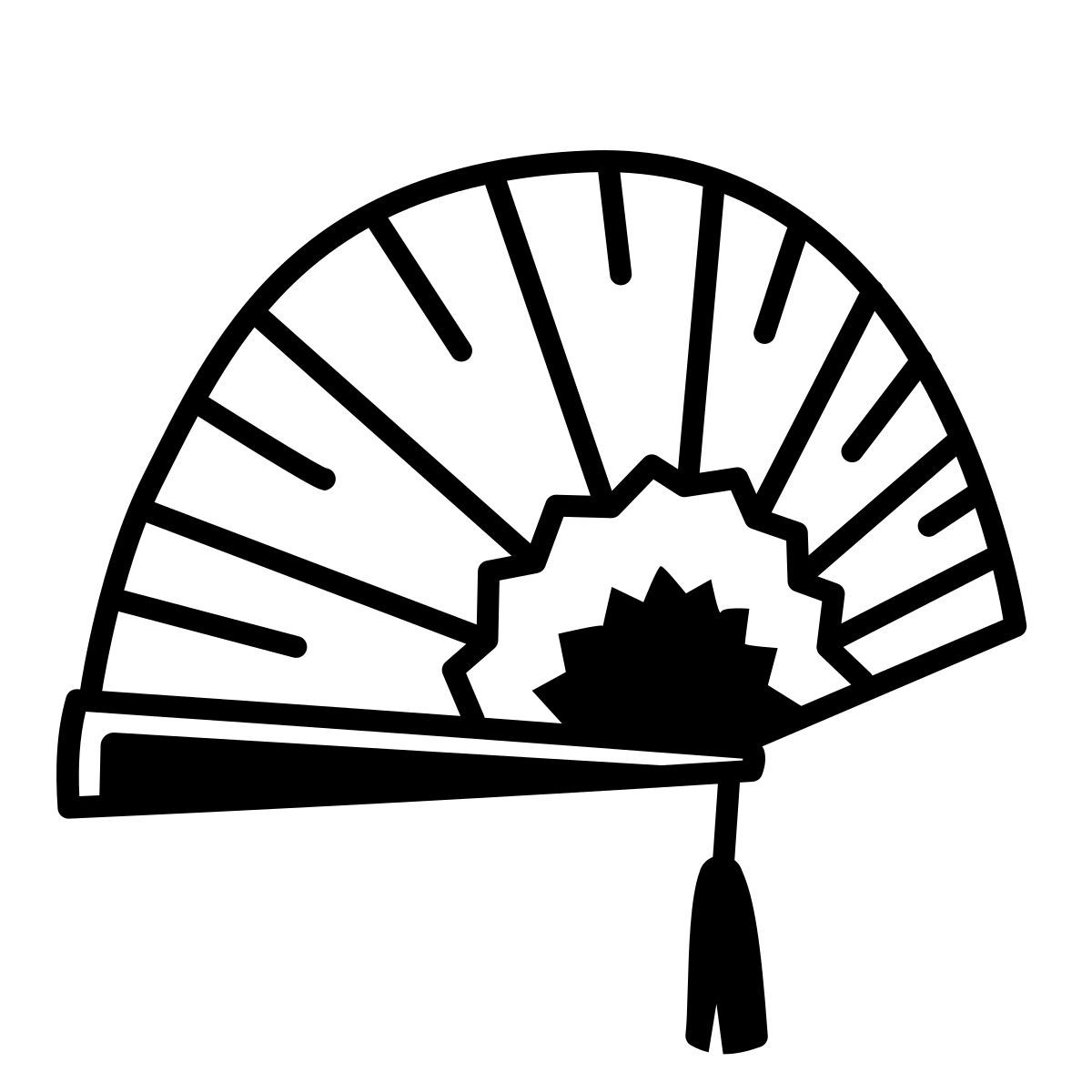 comic style ventaglio 2 icon
