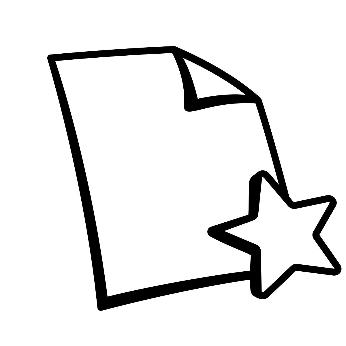 comic style file preferito icon