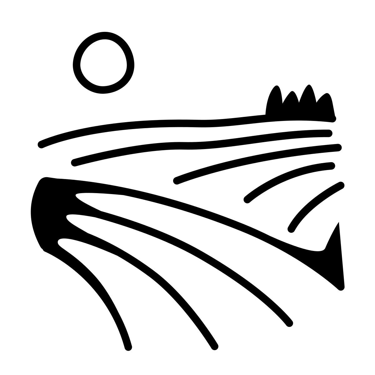 comic style field icon