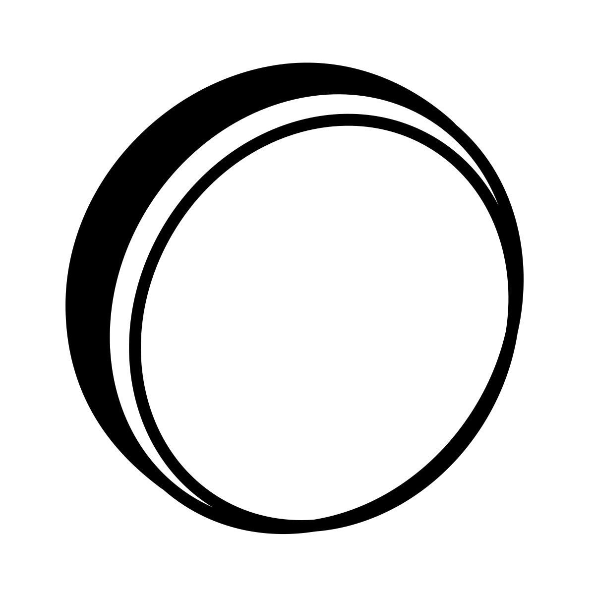 comic style filled circle icon