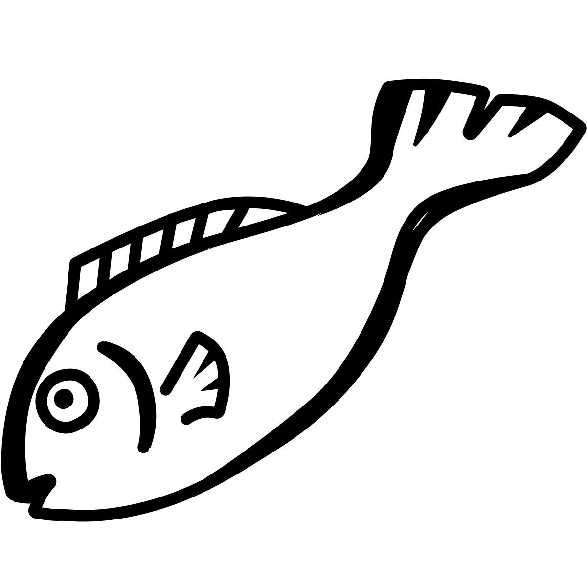 comic style 鱼食 icon