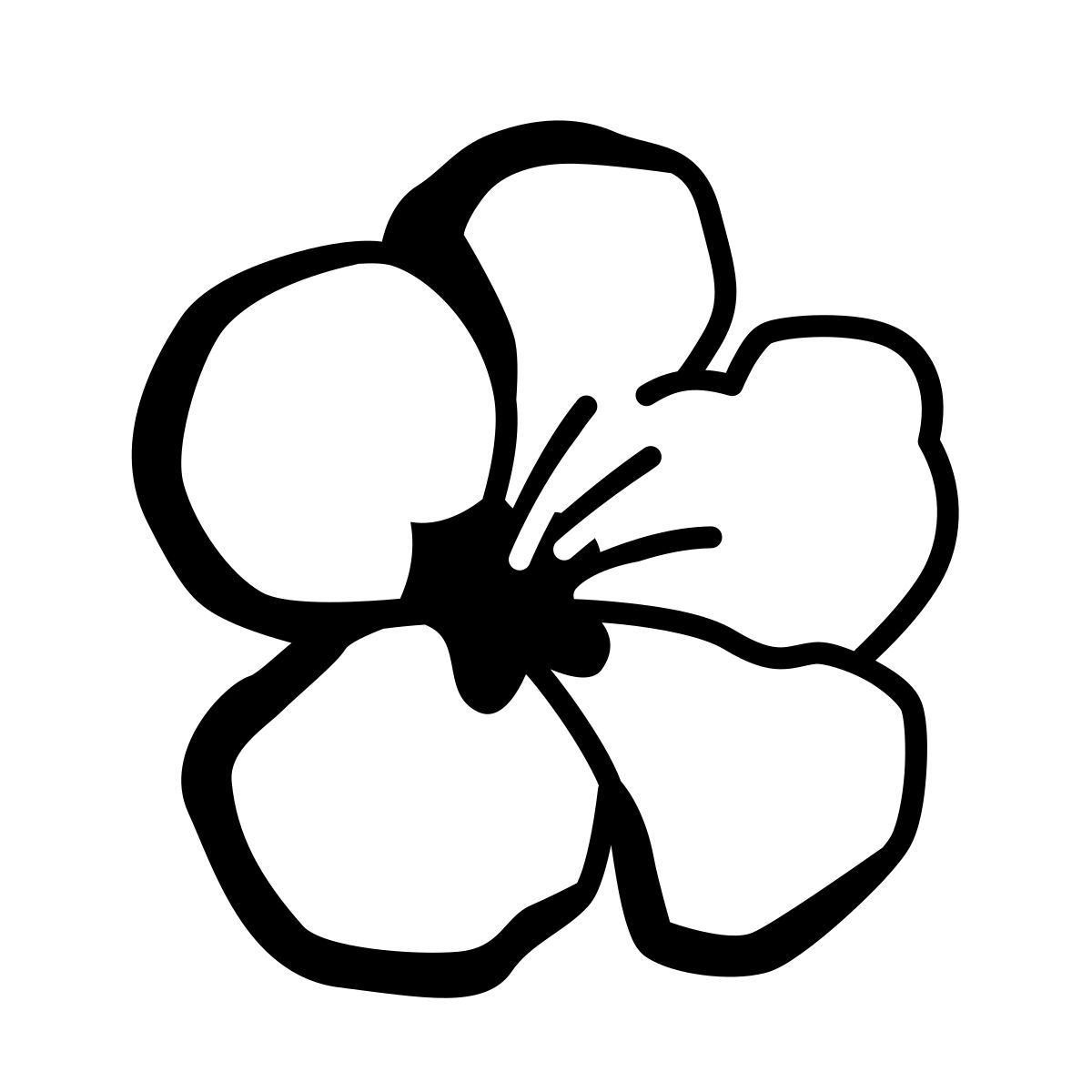 comic style flor icon