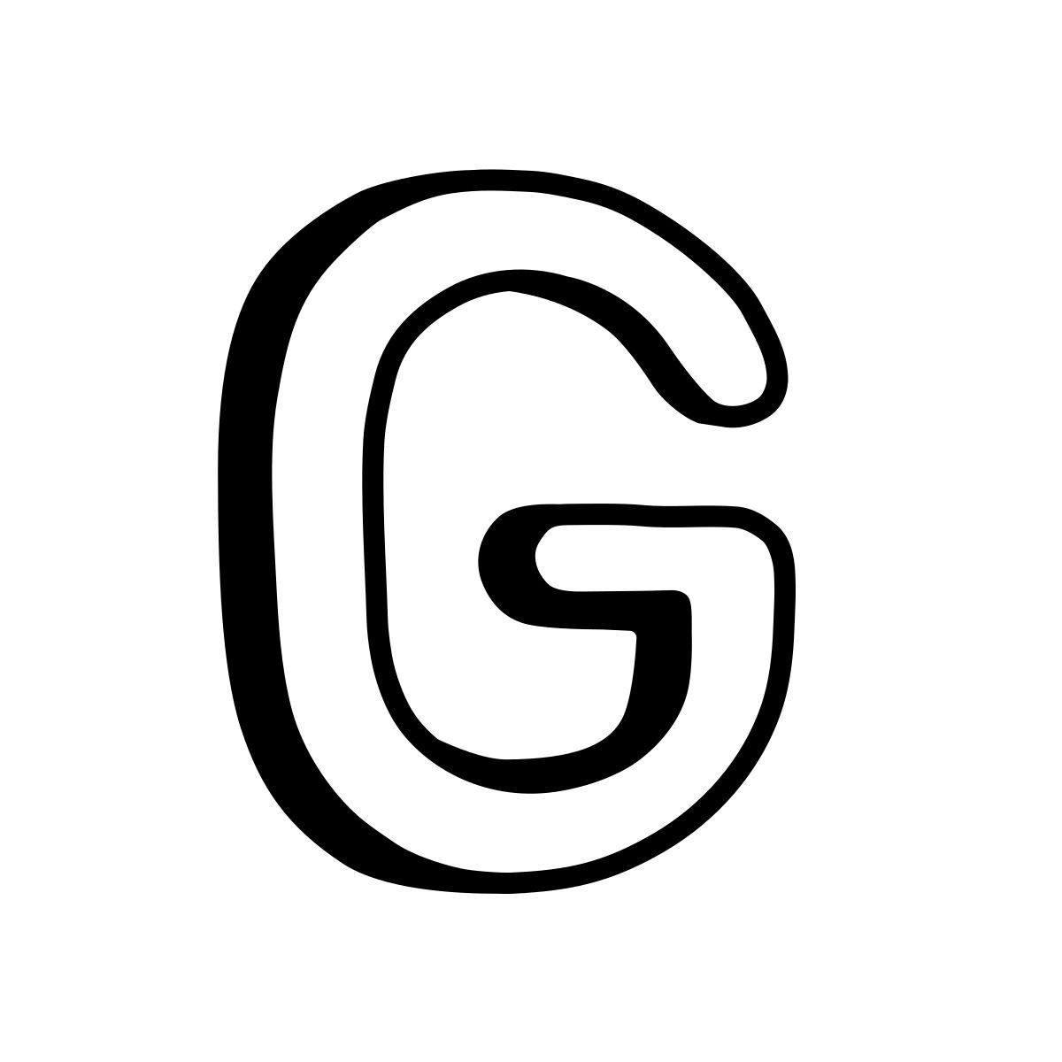 comic style g icon