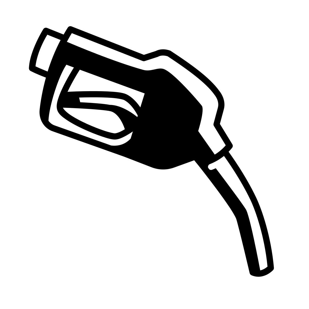 comic style dispensador de gasolina icon