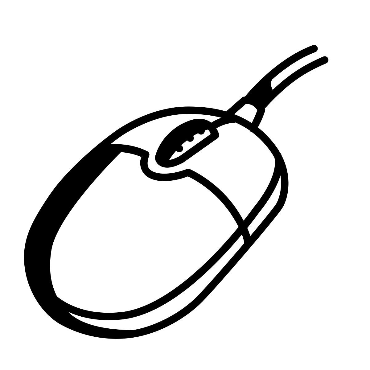 comic style maus icon