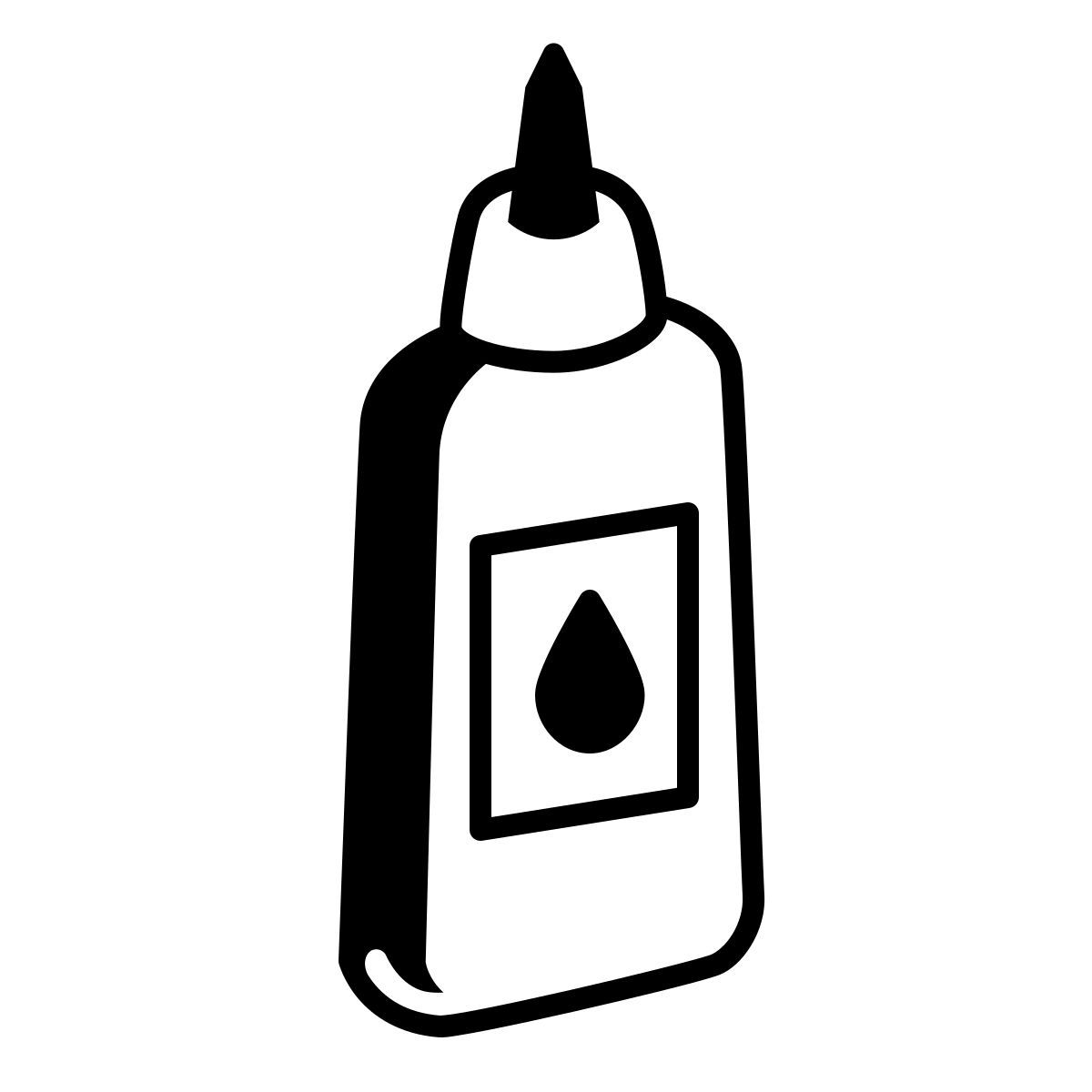 comic style kleben icon