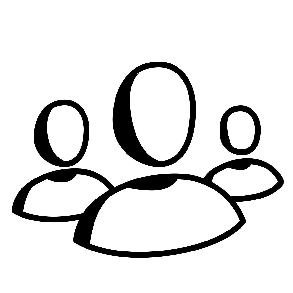 comic style groupe d'utilisateurs icon
