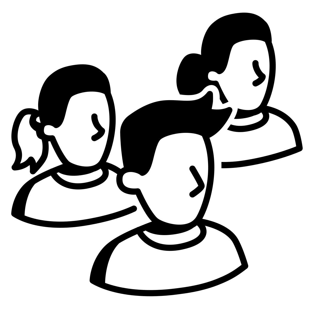 comic style groupe d'utilisateurs icon