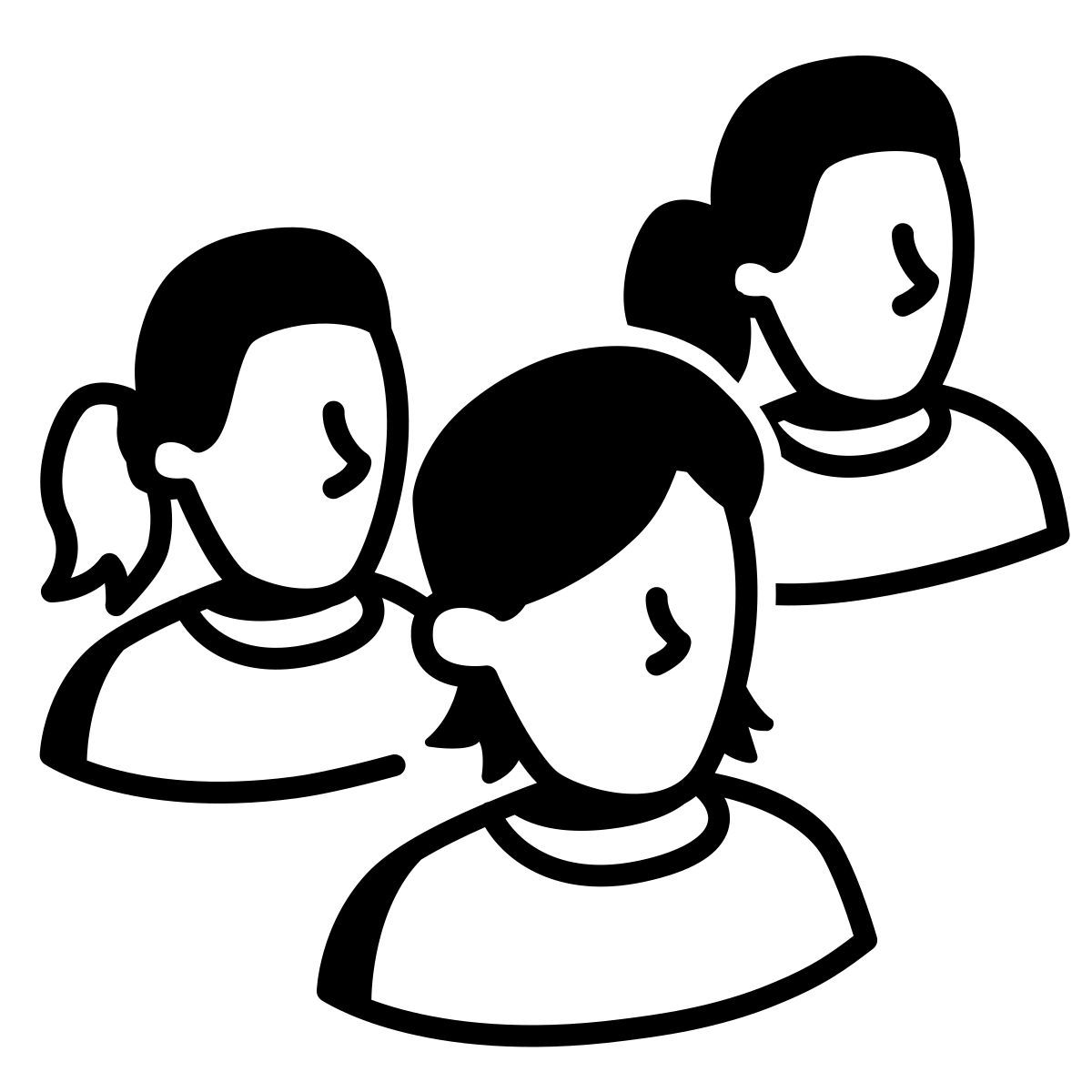 comic style groupe d'utilisateurs icon