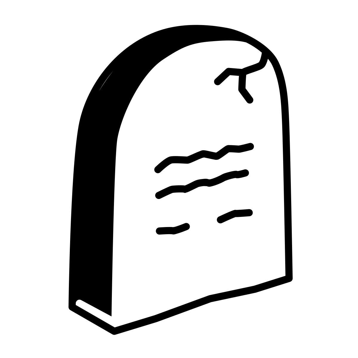 comic style надгробие icon