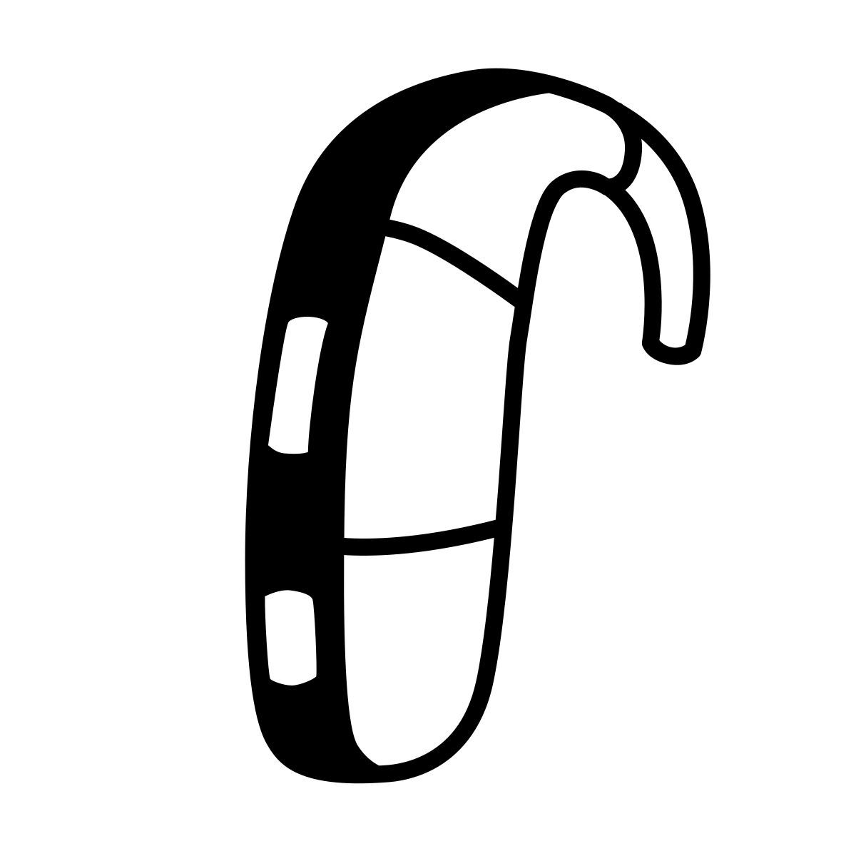 comic style hearing aid icon