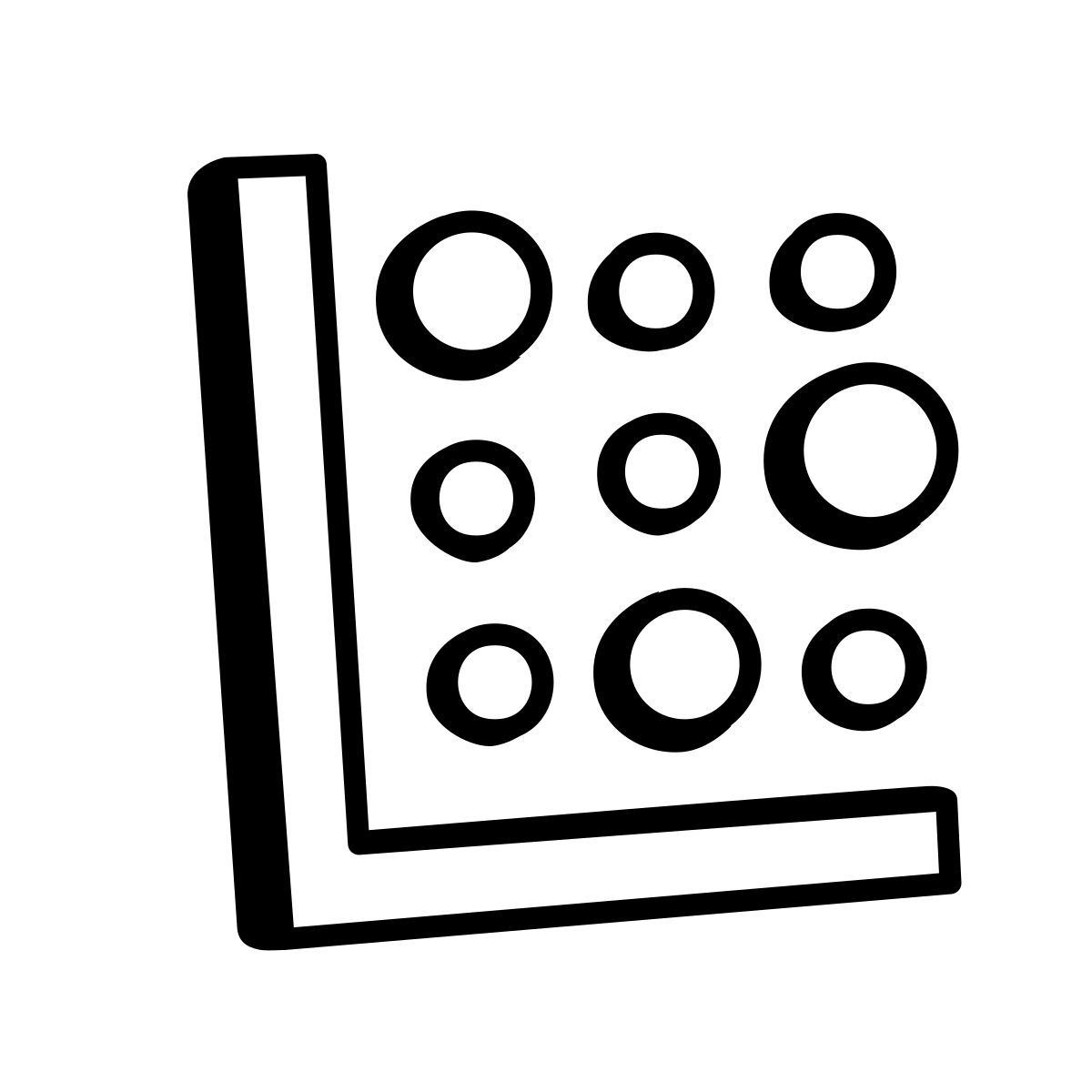 comic style heatmap icon