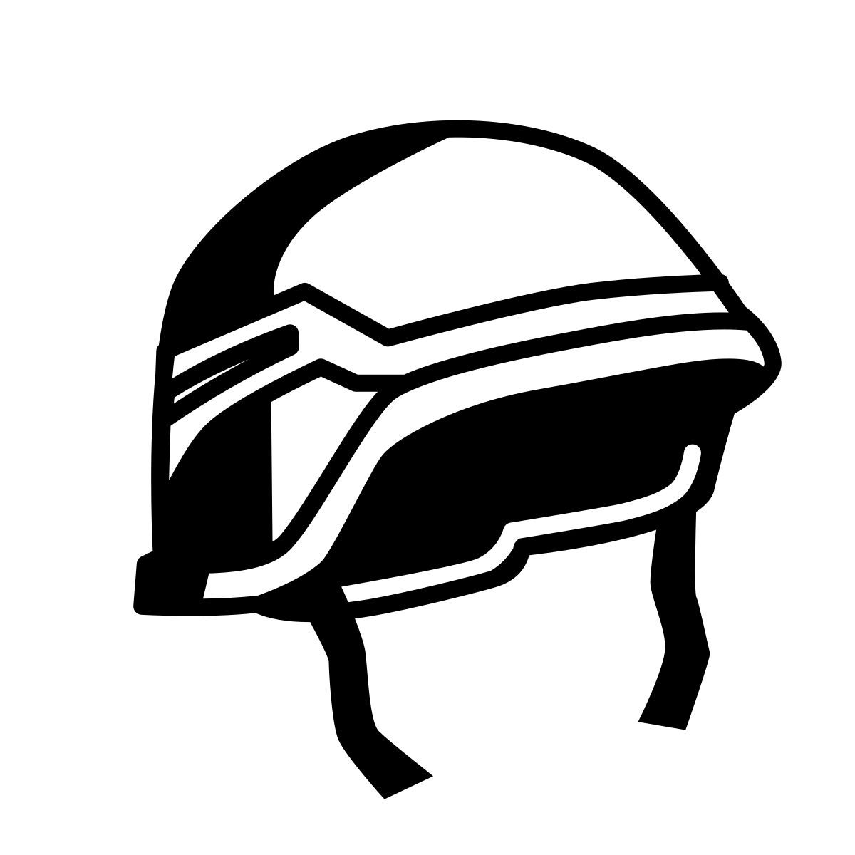 comic style helm icon