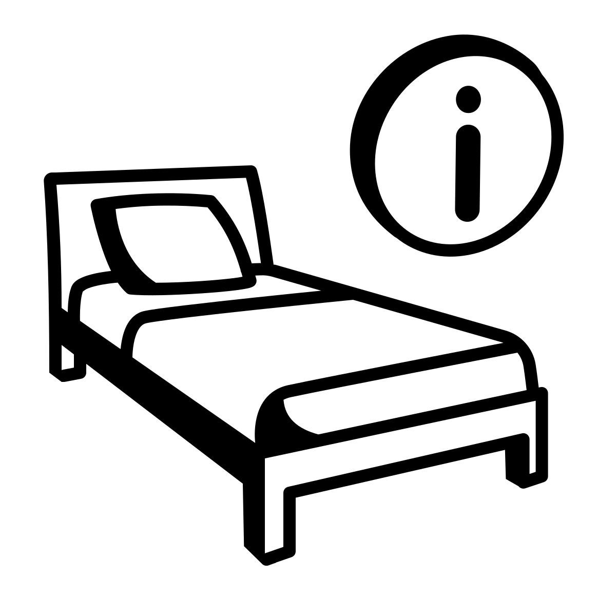 comic style informazioni sull'hotel icon