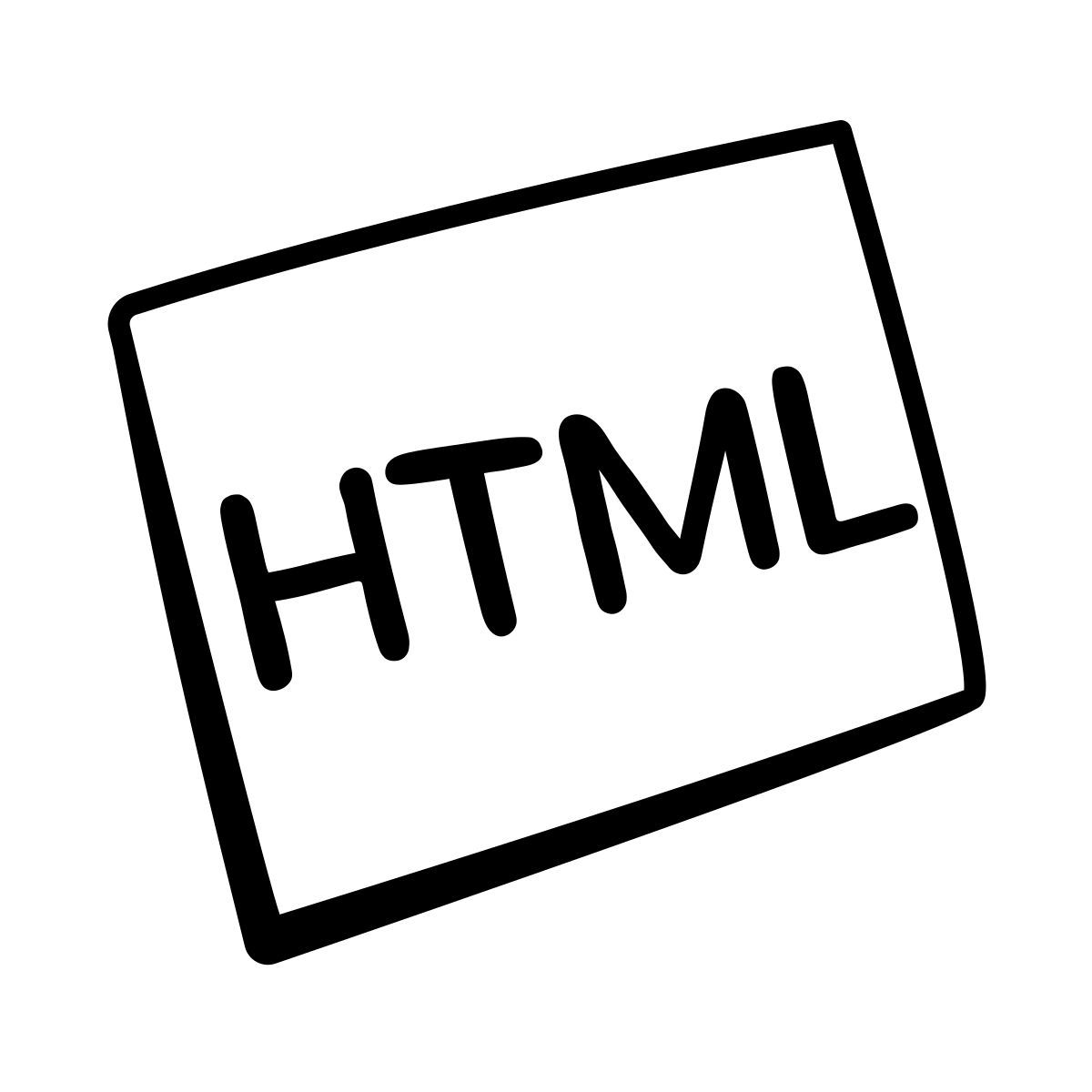 comic style html icon
