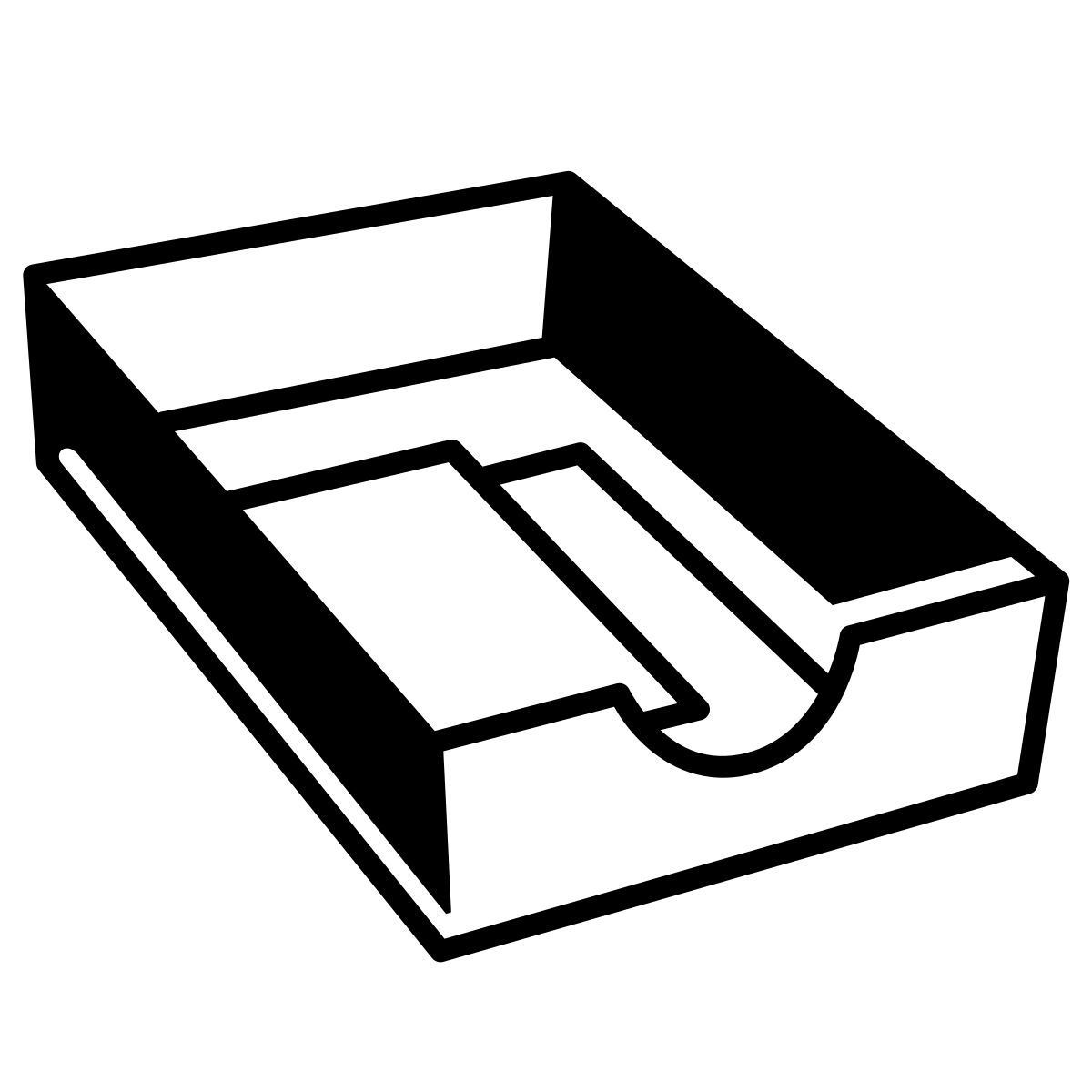 comic style posteingang icon