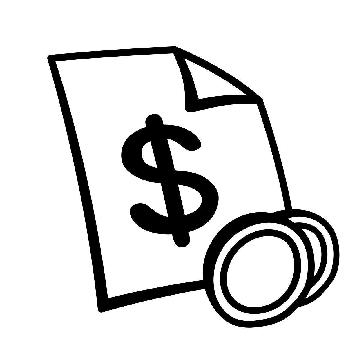 comic style investment icon