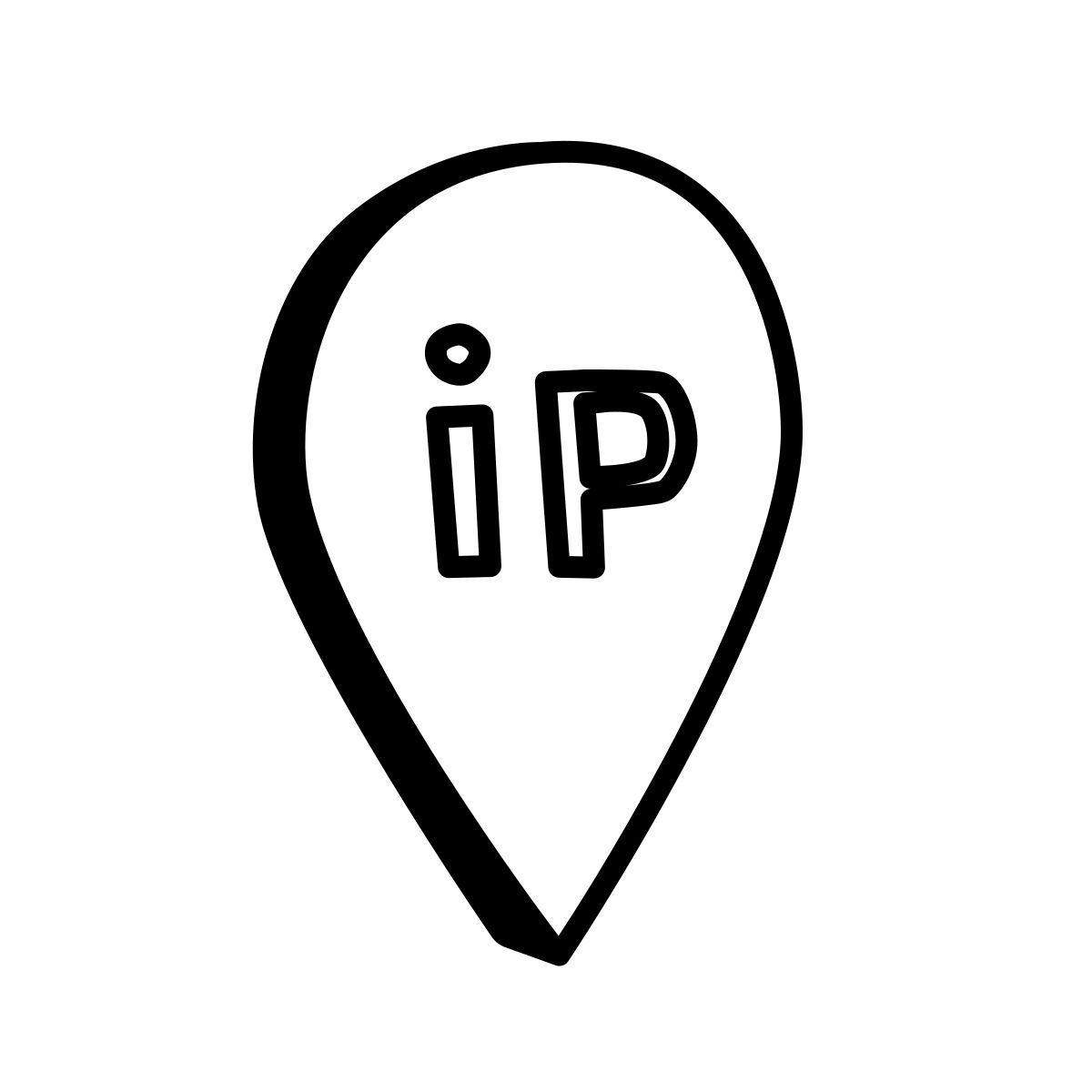 comic style web address icon