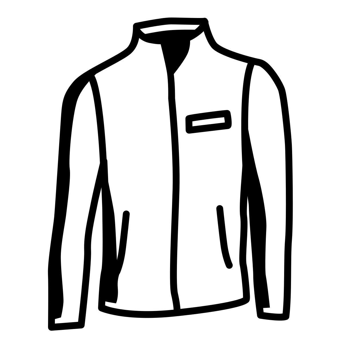 comic style jacket icon