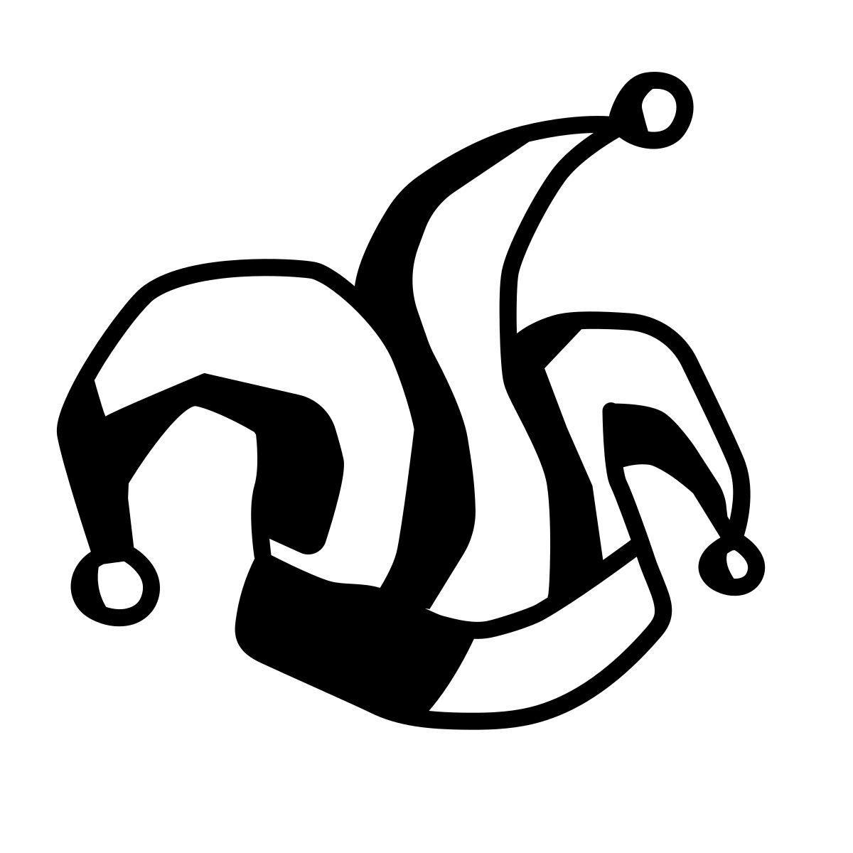 comic style joker icon