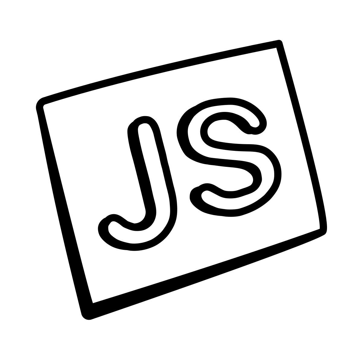 comic style javascript icon