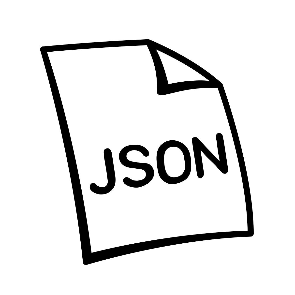 comic style json icon