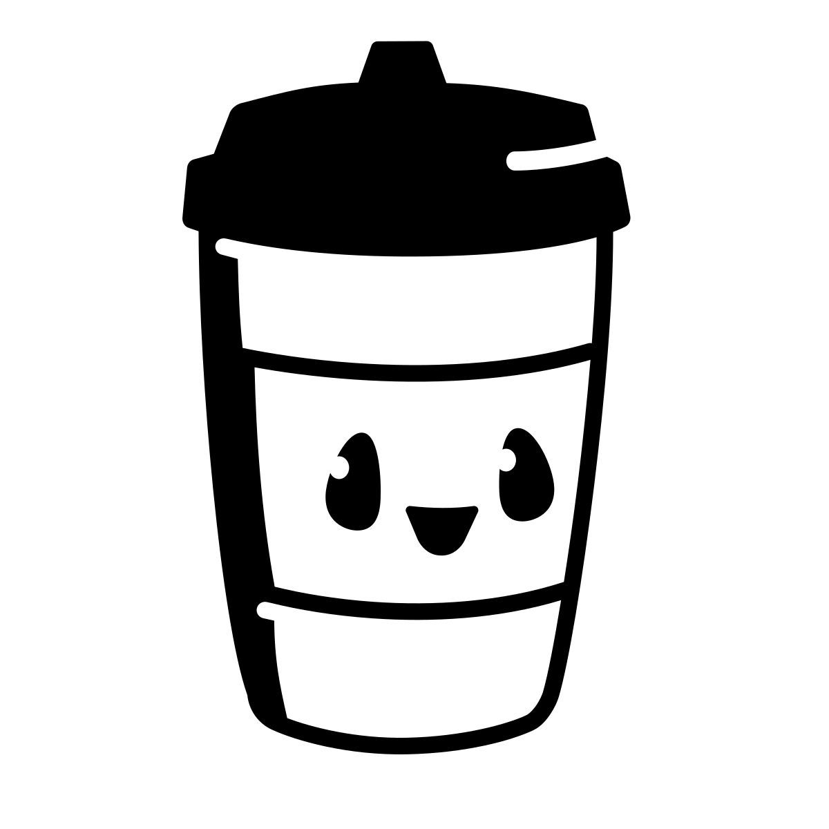 comic style 卡哇伊咖啡 icon