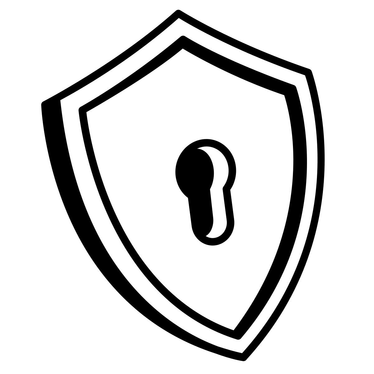 comic style seguridad icon