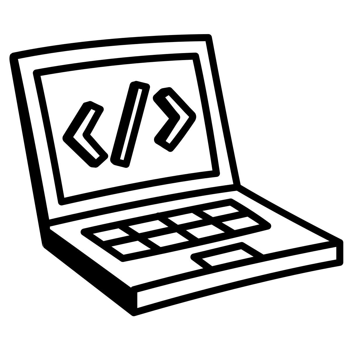 comic style codifica portatile icon