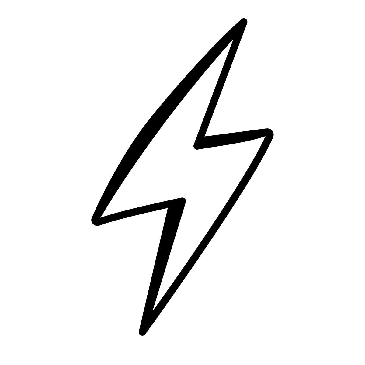 comic style relâmpago icon