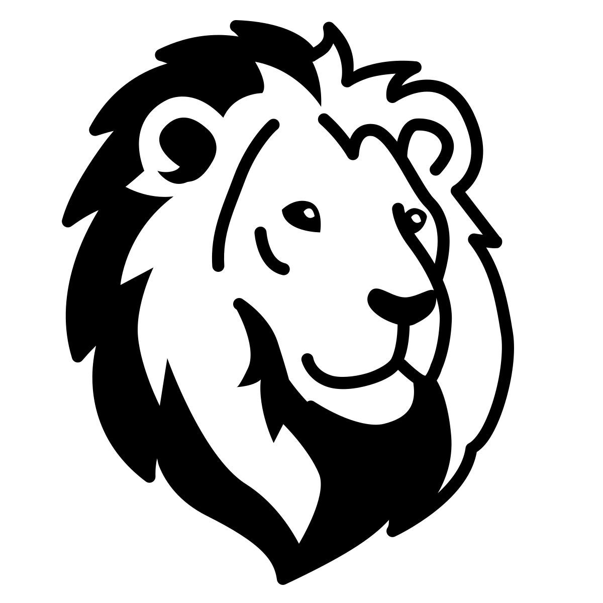comic style ライオン icon