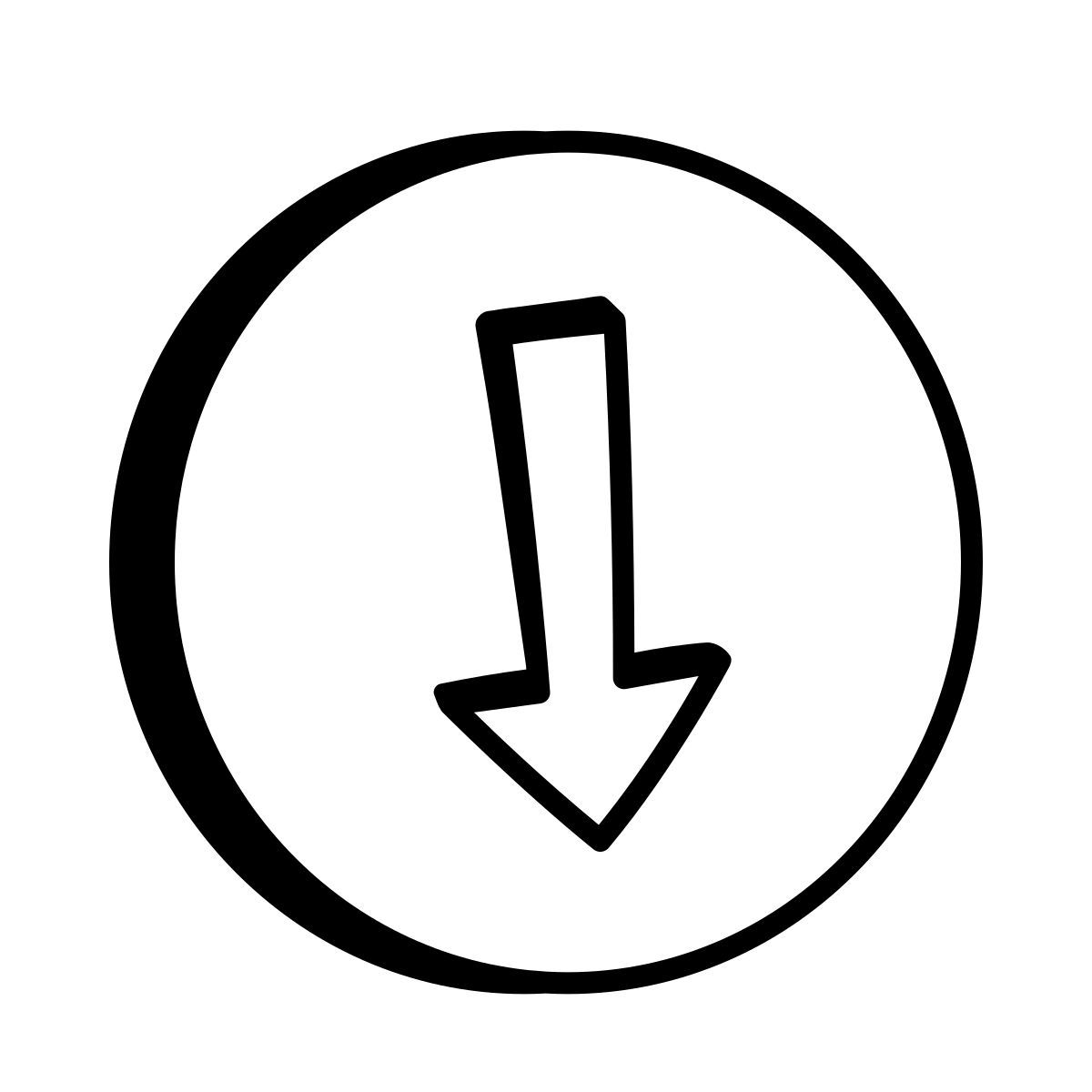 comic style low importance icon