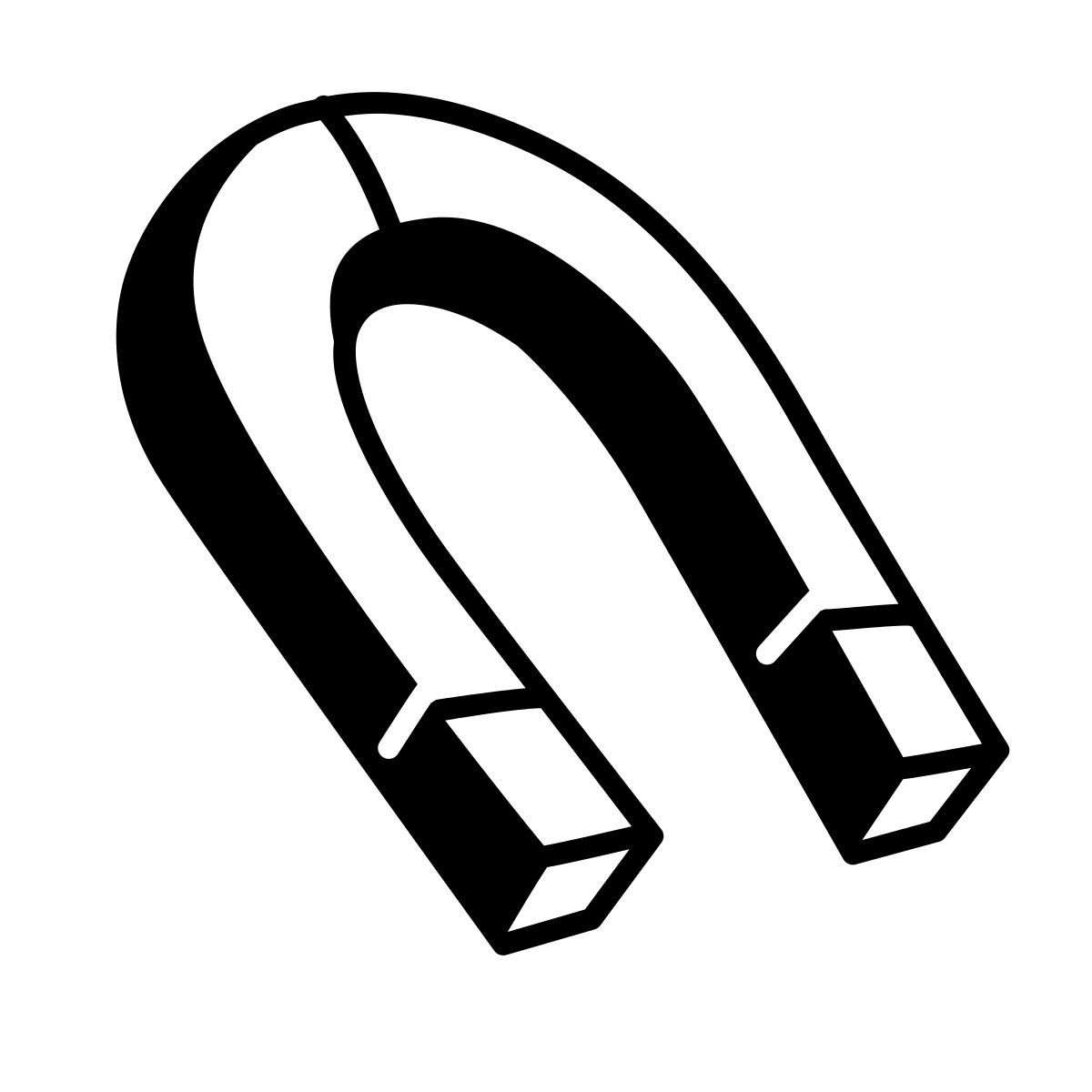 comic style aimant icon
