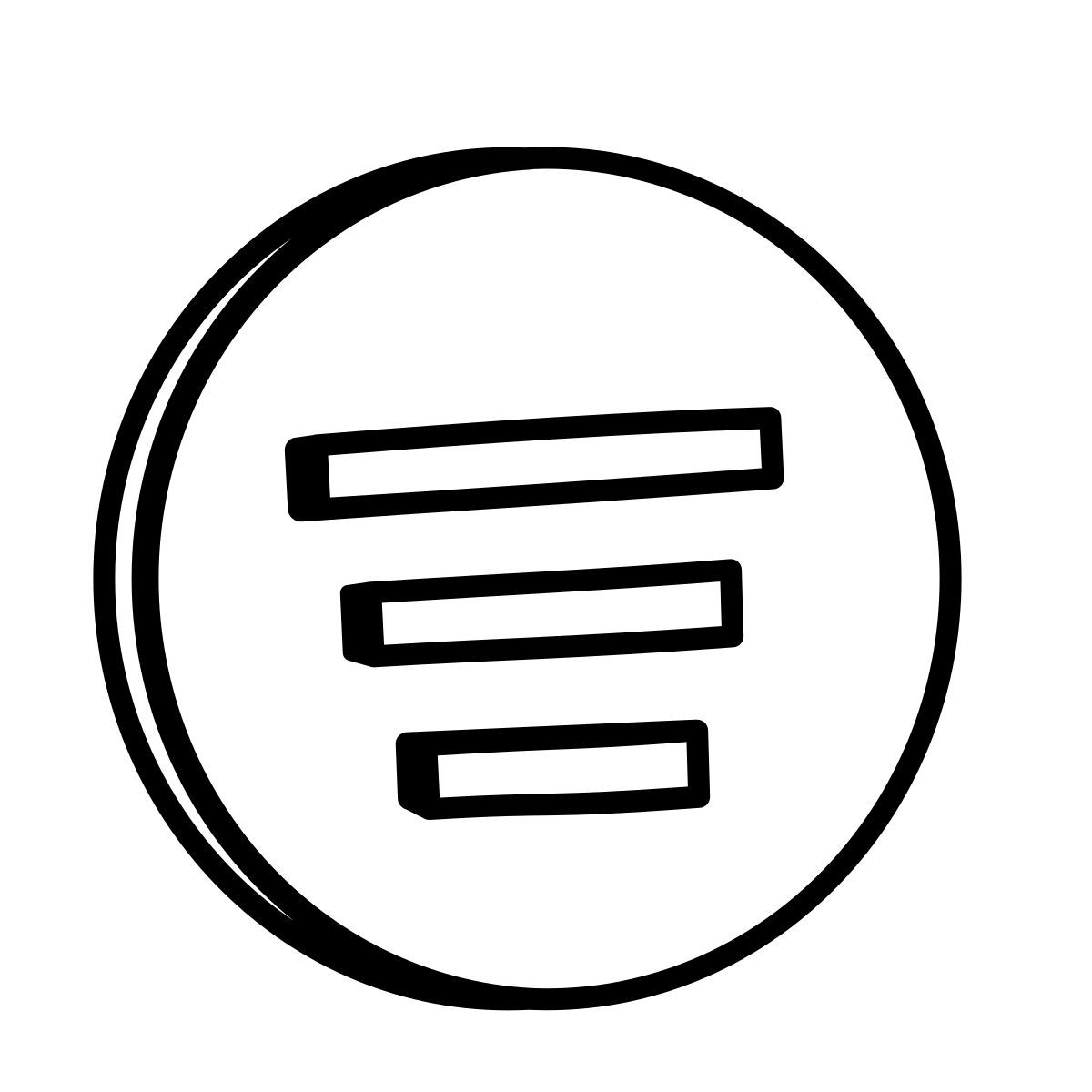 comic style mail filter icon