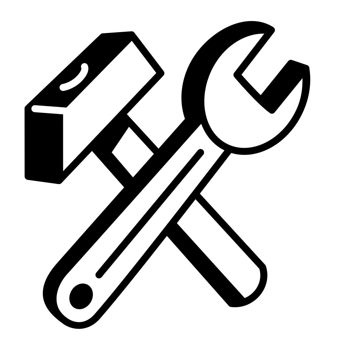 comic style tools icon